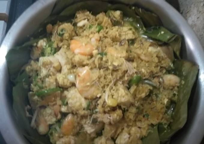 Resep Botok tahu udang tempe cabe ijo Anti Gagal