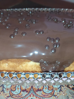 عکسی از دستور کیک شکلاتی با آرد سمولینا (سمید)