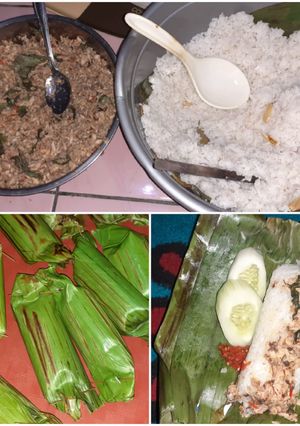 Foto resep Nasi bakar tuna