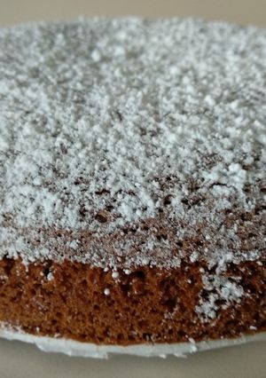 Una foto de Bizcocho de chocolate