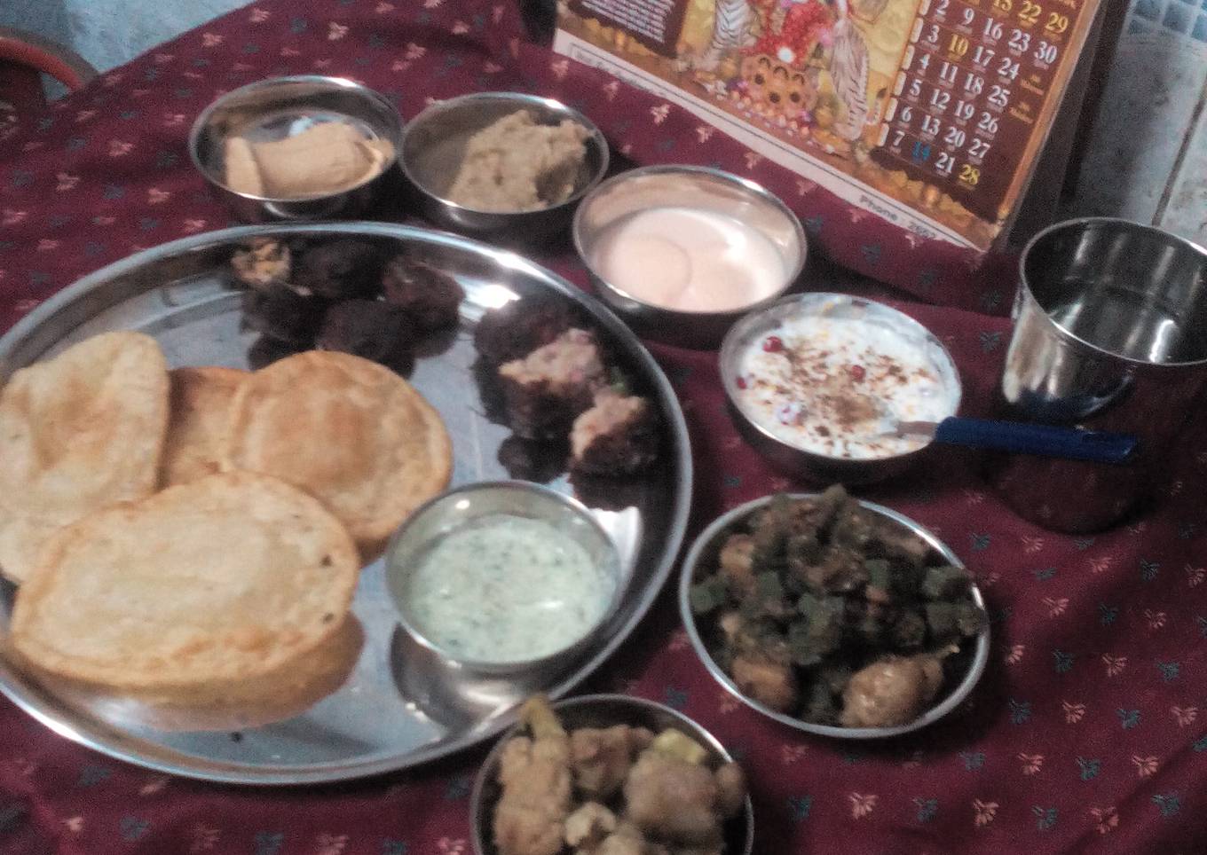 Navratri  thali