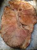 brown sugar coated ham