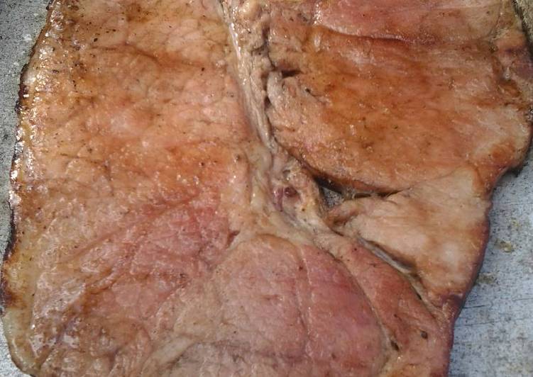 brown sugar coated ham