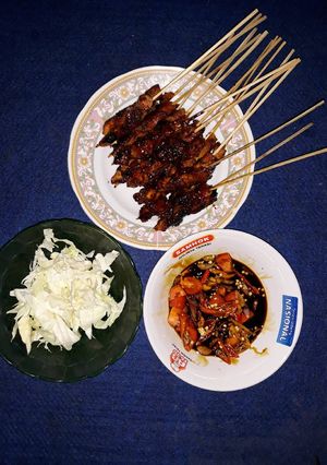 Foto resep Sate ayam bakar batu maknyusss