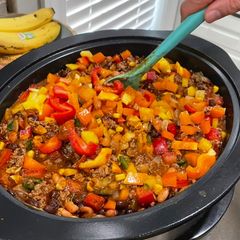 A picture of Cowboy Chili (for the Slow Cooker).