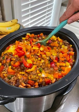 A picture of Cowboy Chili (for the Slow Cooker).