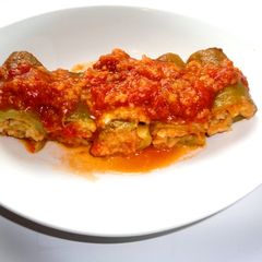 Stuffed Zucchini A picture of Stuffed Zucchini.
