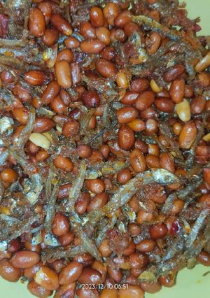 Foto resep Sambal goreng teri kacang