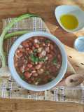 Fagioli borlotti con cipollotto