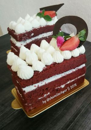 Foto resep Red velvet cake kukus