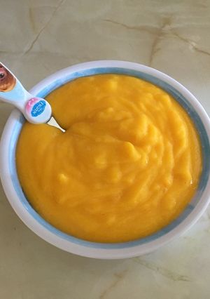 Sárgarépafőzelék babáknak recept fotója