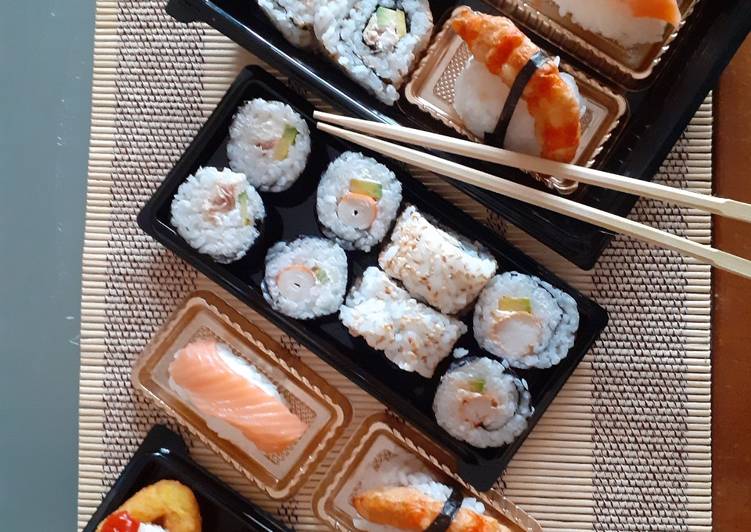 Sushi misto di nigiri e hosomaki