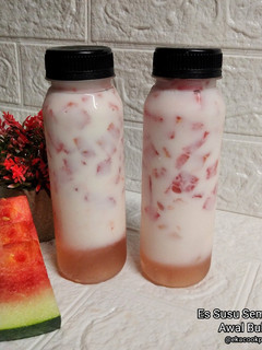 Foto resep Es Susu Semangka