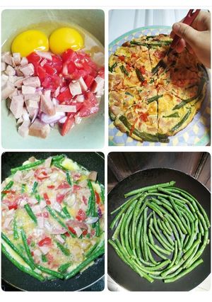 Foto resep Pizza sehat kacang panjang