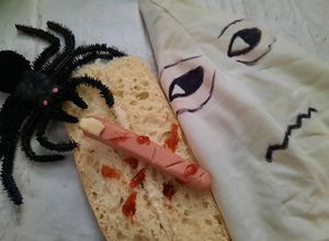 Una foto de Dedos sangrantes de Halloween