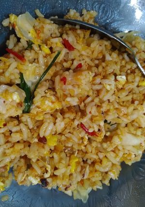 Foto resep Nasi goreng daun kunyit salam koja