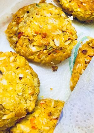 Una foto de Tortitas de garbanzo