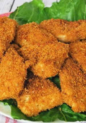 A picture of Crispy baked chicken tenders.