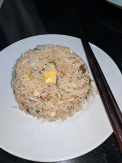 A picture of Salted Fish and Chicken Fried Rice.