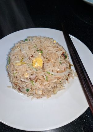 A picture of Salted Fish and Chicken Fried Rice.