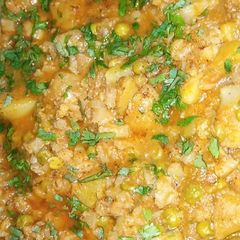 A picture of Aloo,Matar & Phool gobhi Sabji.