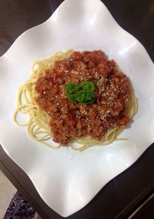 รูปของ สปาเก็ตตี้ซอสเนื้อ