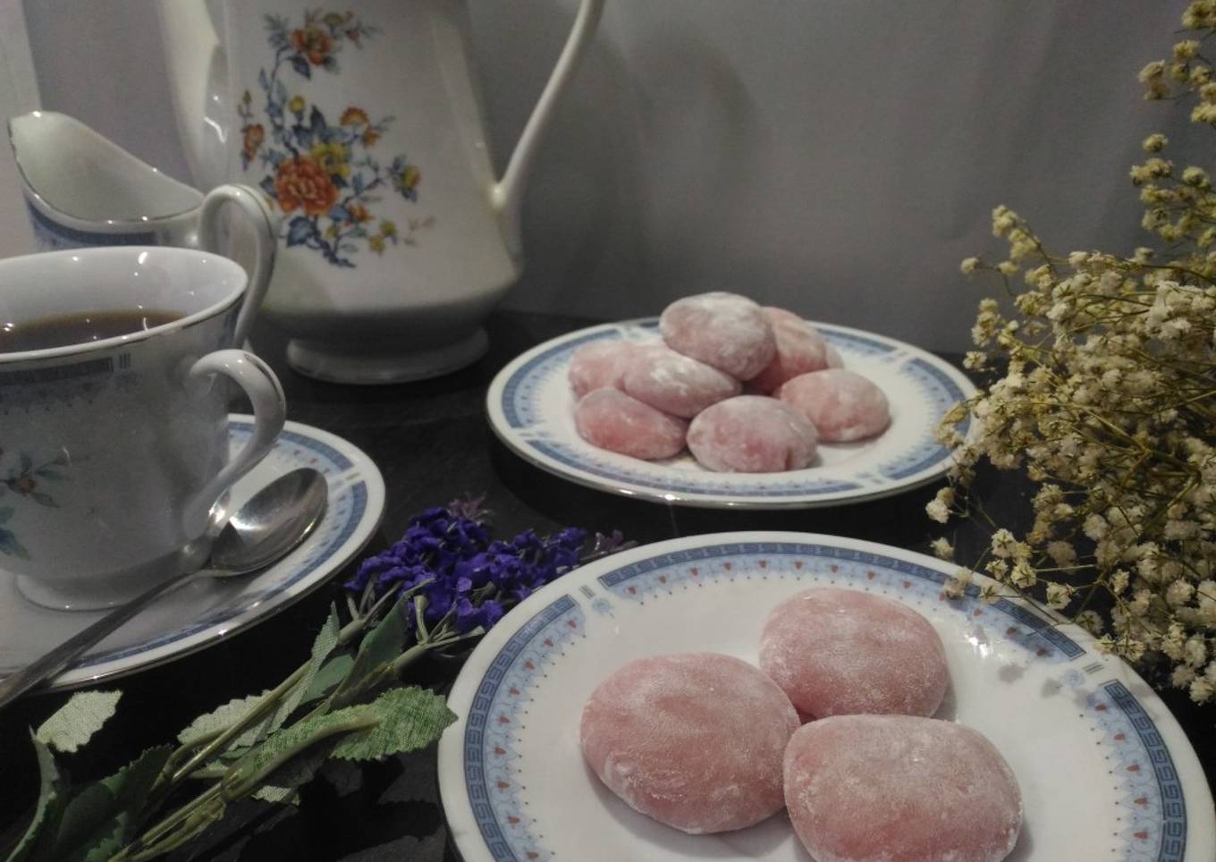 Resep Mochi Praktis isi Coklat Kacang