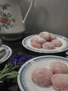 Foto resep Mochi Praktis isi Coklat Kacang