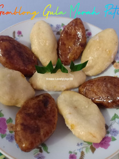Foto resep Gemblong Gula Merah Putih
