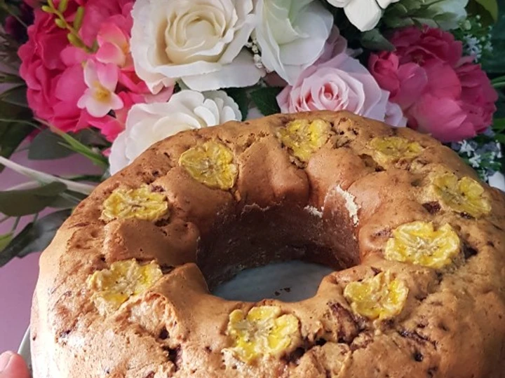 Cara Gampang Membikin Resep Banana cake &amp;#34;pisang raja&amp;#34; yang Bikin Ngiler Anti Ribet, Mantap