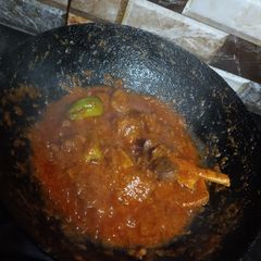 A picture of Mutton Butt Karahi.