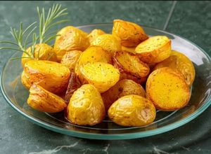 Foto de Batatas Ao Sal Grosso