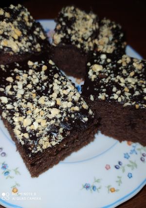صورة لوصفة كيكة شوكولاتة ولا اروع تستحق التجربة 😋