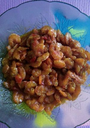 Foto resep Udang sambal pedas