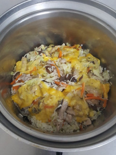 【肌少症】起司燉飯簡易電鍋版 的食譜成品照片