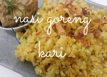 Gampangnya Membuat Nasi goreng kari india Ala Warteg