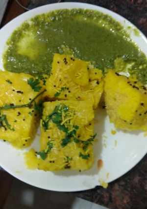 A picture of Dhokla.