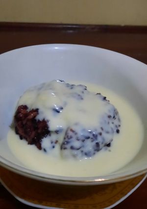 Foto resep Ketan hitam lumer cream cheese