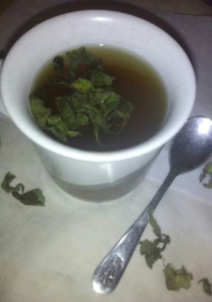 A picture of Mint tea.