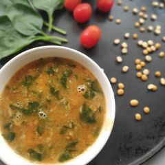 Spinach Dal Curry A picture of Spinach Dal Curry.