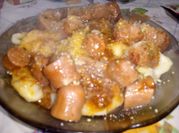 Una foto de cappelletti de jamón