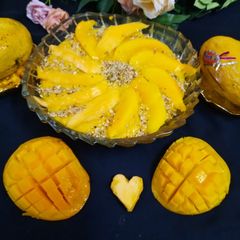 A picture of Mango kheer.