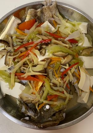 Hình của món Cá Bống Mú Hấp.