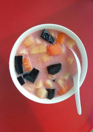 Foto resep Es buah sederhana