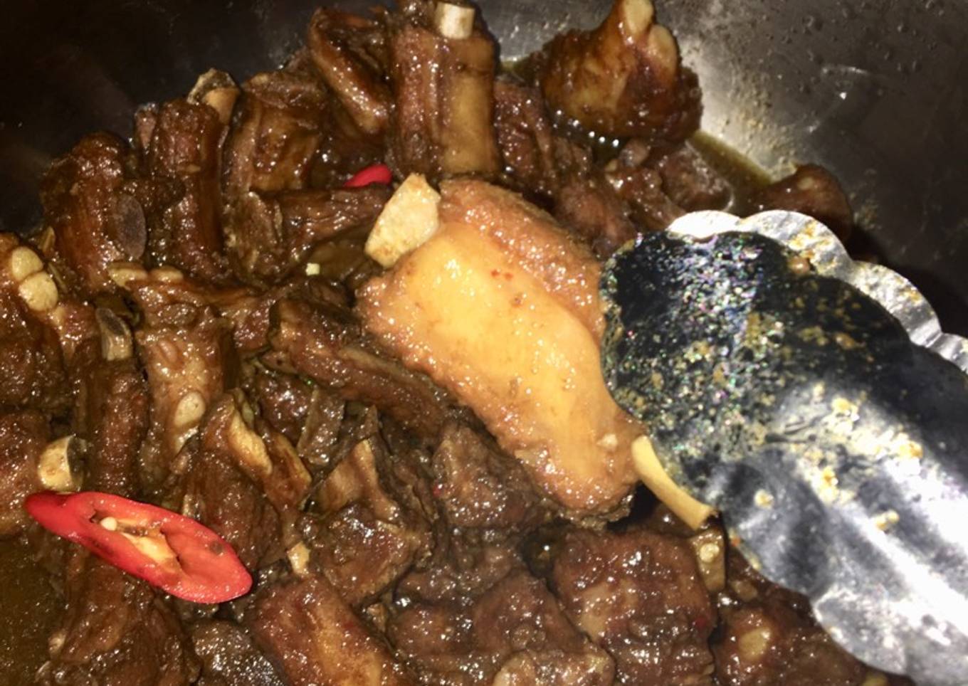 Iga Babi Masak Kecap