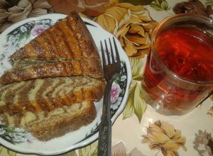 صورة لوصفة كيكة الشاي