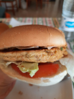 Una foto de Hamburguesa de atún