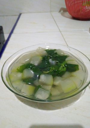 Foto resep Sayur Bening Bayam + Labu
