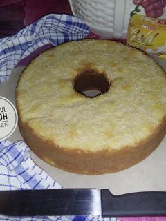 Foto resep Bolu Tape Panggang baking pan super yummy..