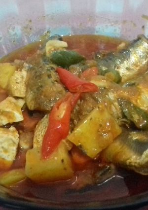 Foto resep Sarden kentang tahu